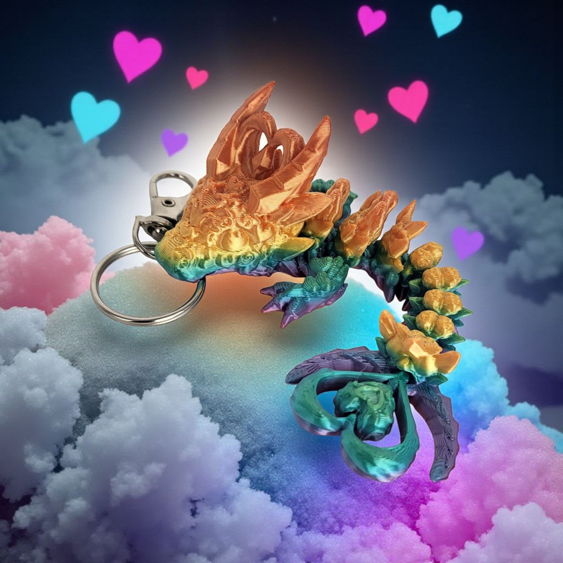 Lightheart Dragon Keyring