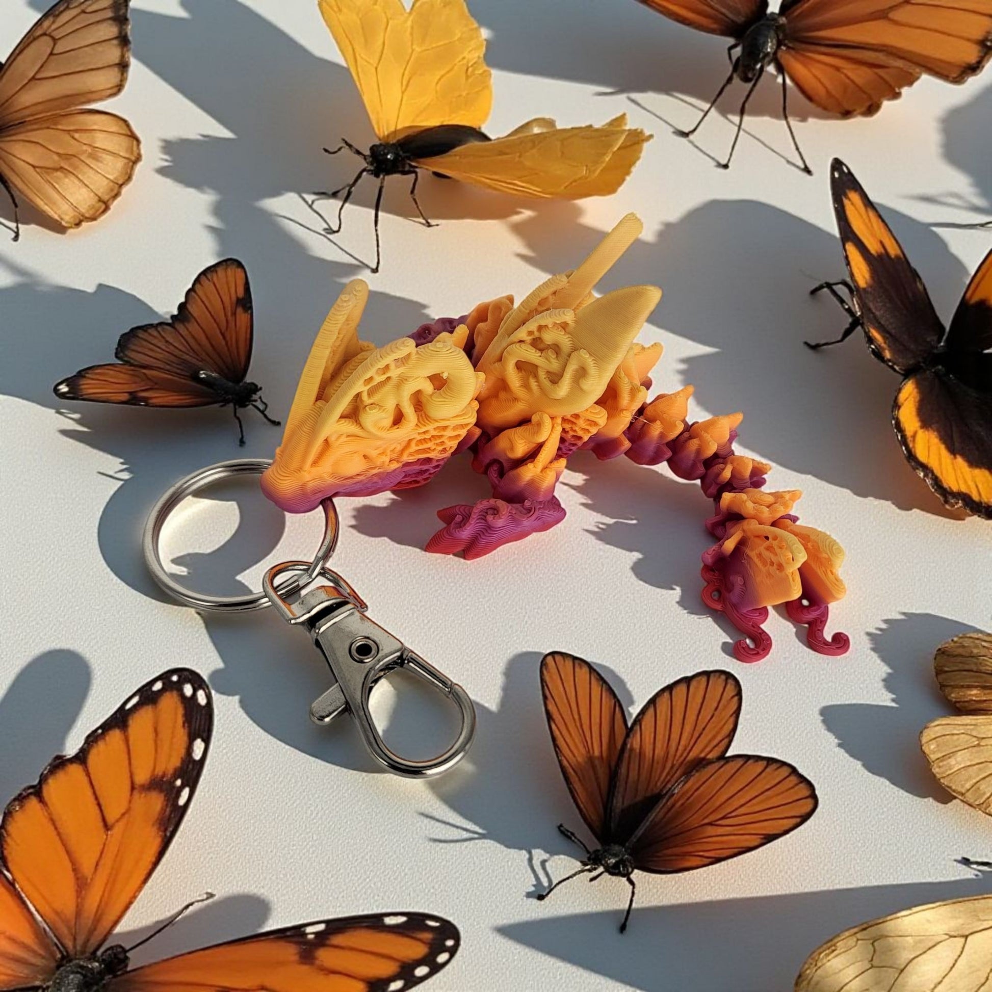 Butterfly Keyring