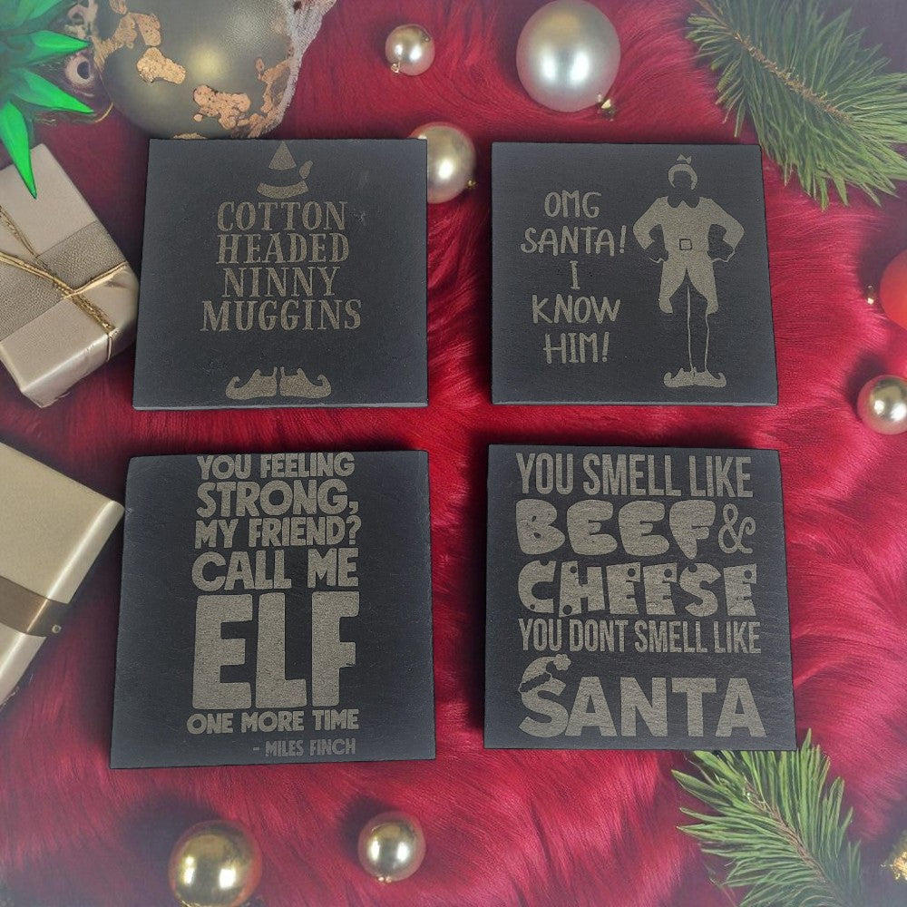 Slate Coasters | Buddy the Elf