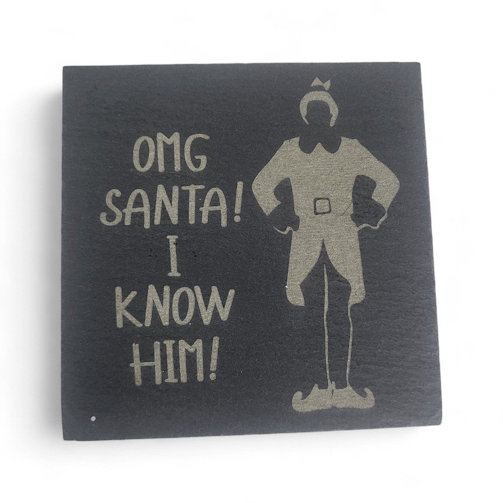 Slate Coasters | Buddy the Elf