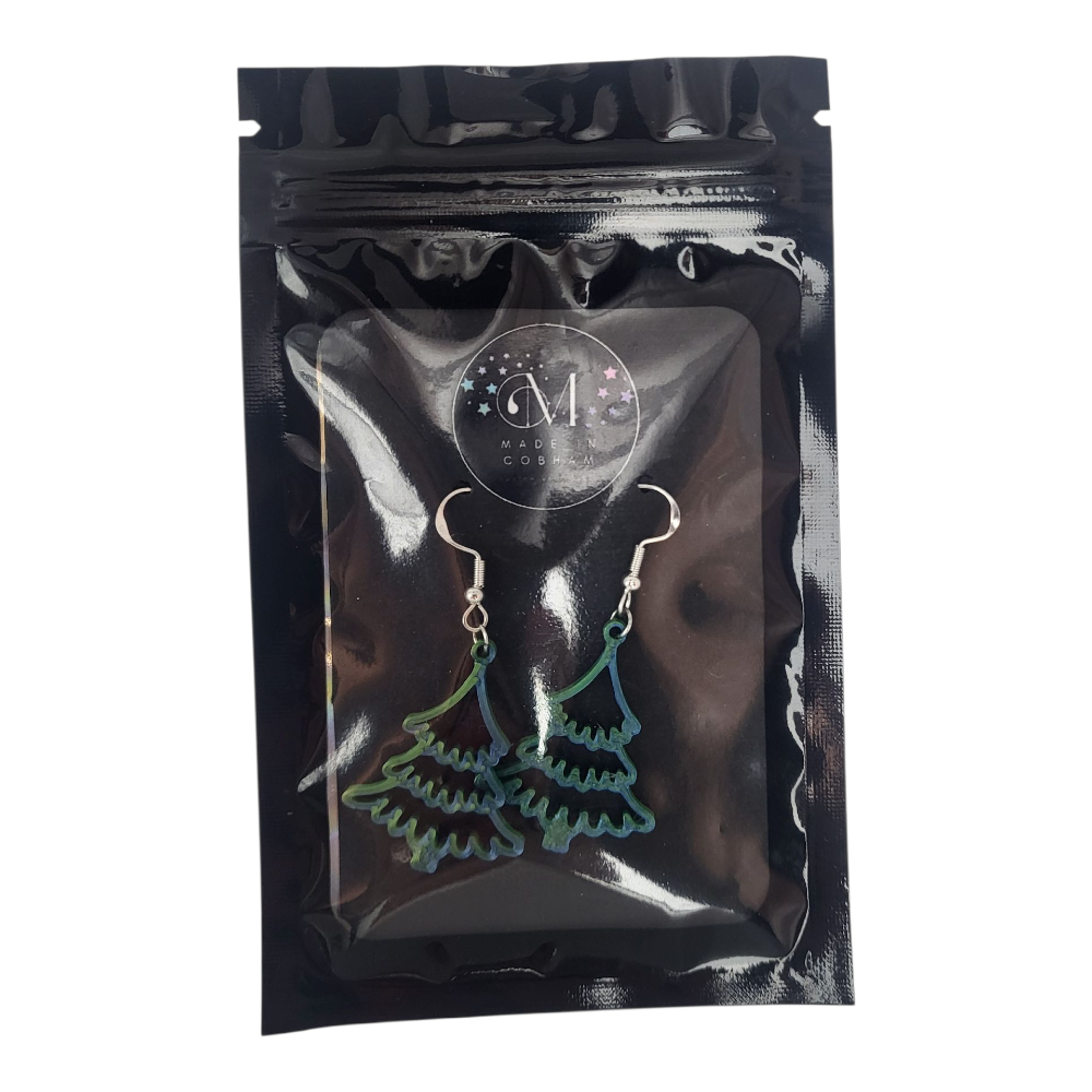 Simple Xmas Tree Earrings