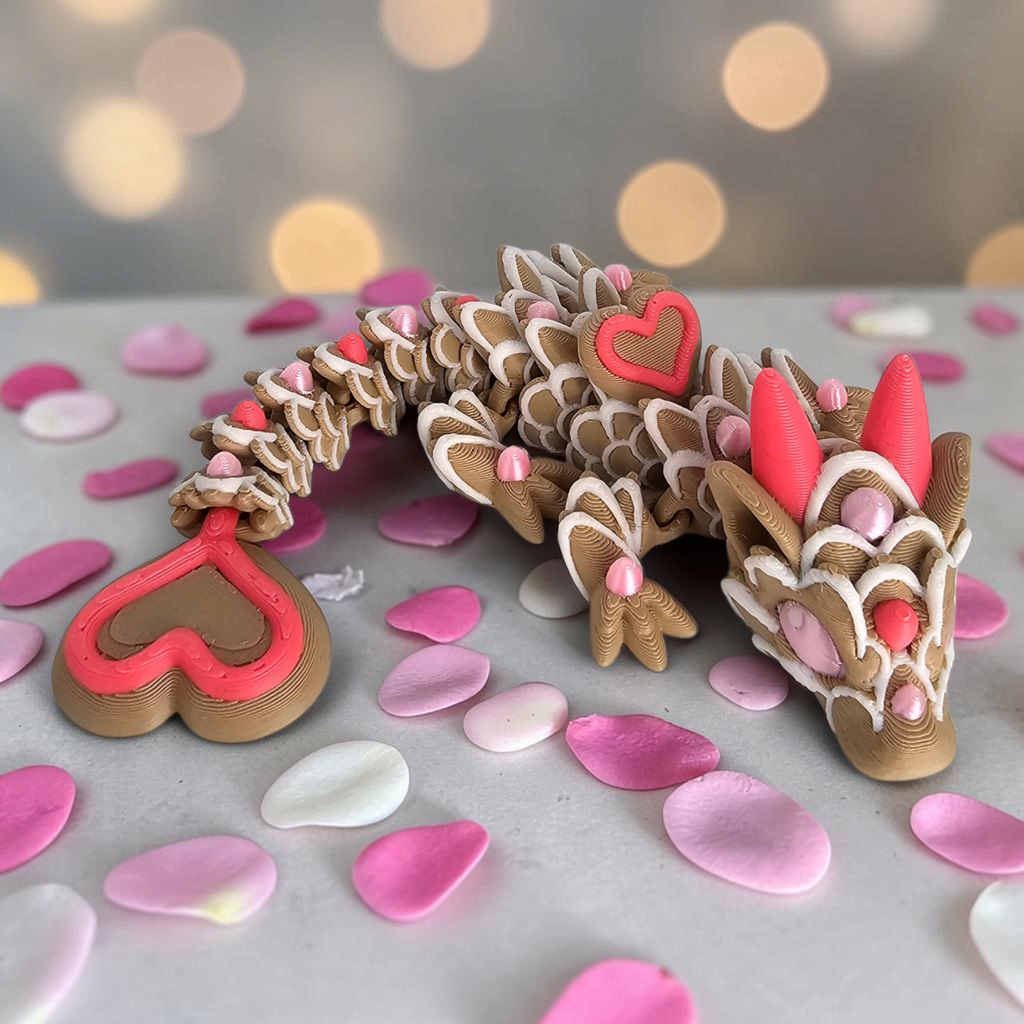 Heart Cookie Dragon