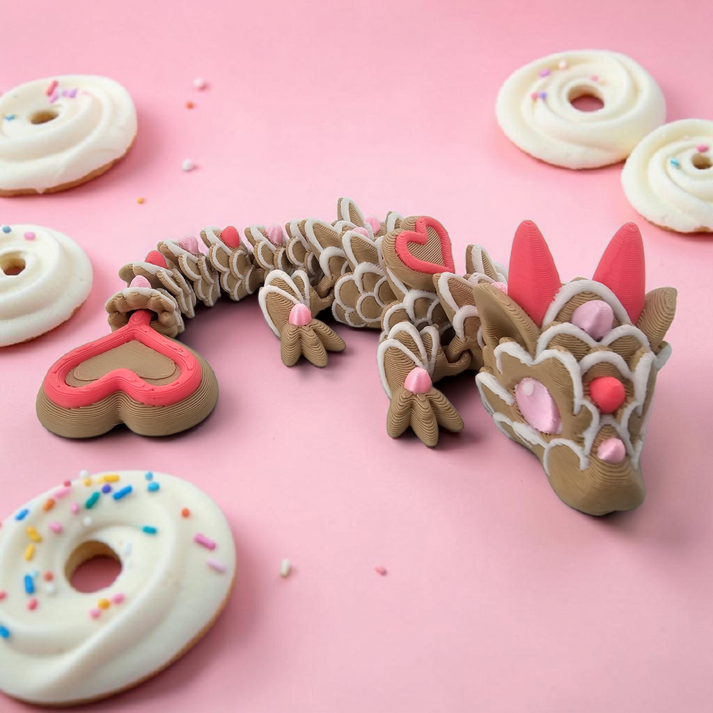 Heart Cookie Dragon