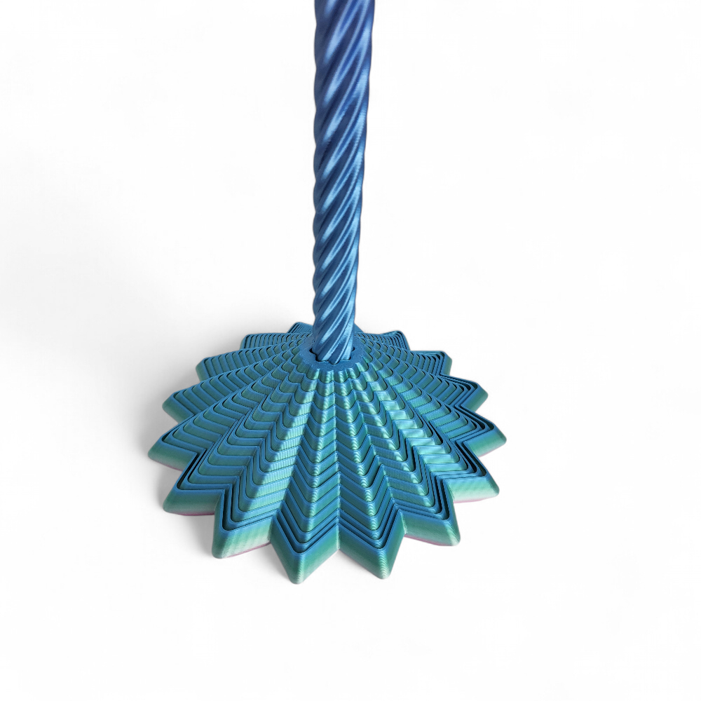 3D Printed Dahlia Fidget Toy – Sensory Flower Spinner (Small)