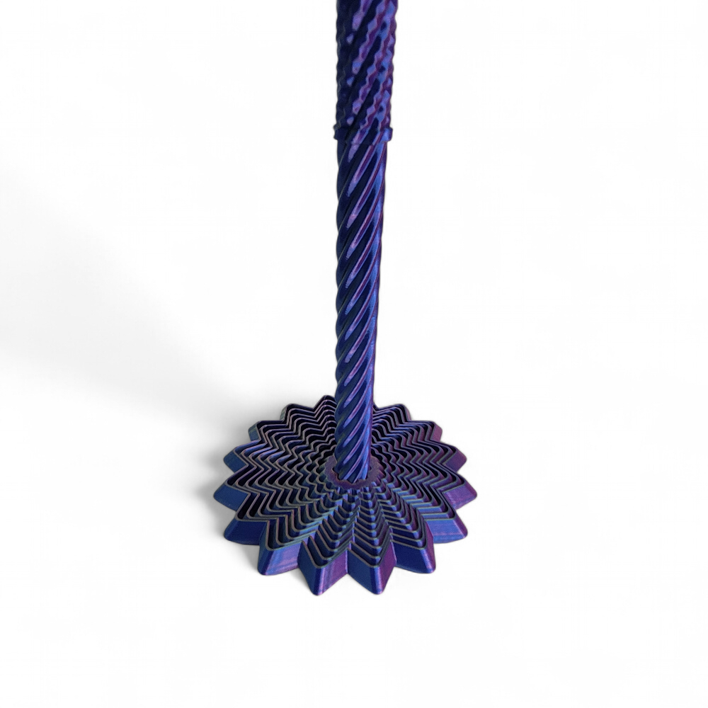 3D Printed Dahlia Fidget Toy – Sensory Flower Spinner (Small)